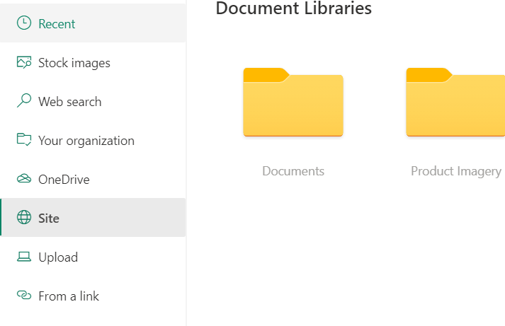 Modern bug: Image gallery web part doesn't show all available libraries ...