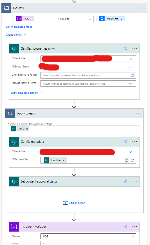 Auto approving all documenst on library - Microsoft Q&A