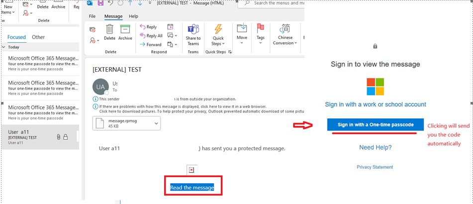 How do I open a protected message? - Microsoft Support