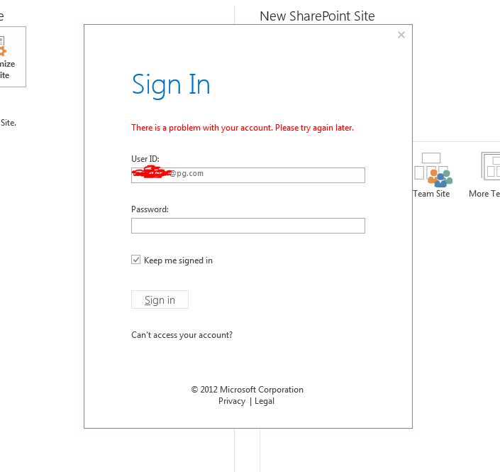 Can't sign in to Sharepoint Designer with O365 account - Microsoft Q&A