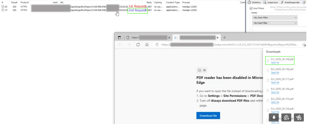 Edge sends the multiple requests to the backend service when ...