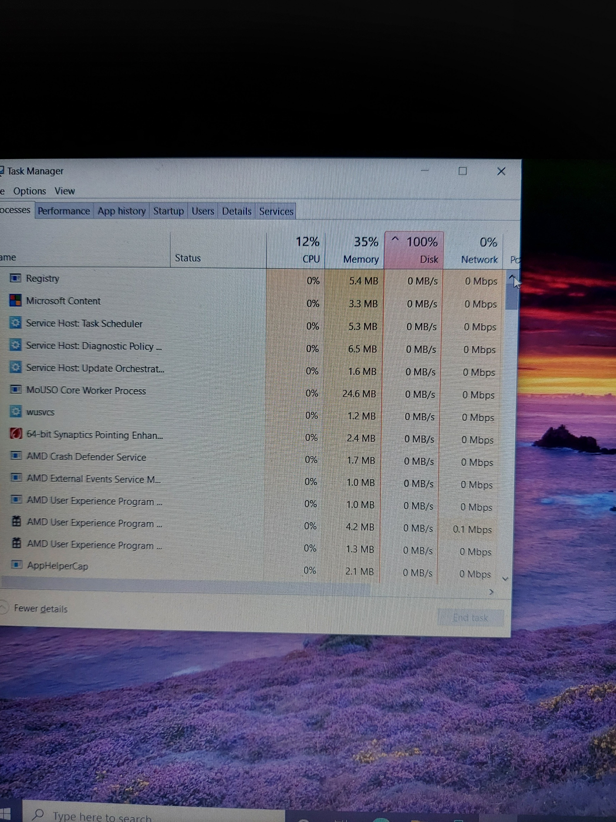 100% Disk Usage after Windows Update Fail to Install. - Microsoft Q&A