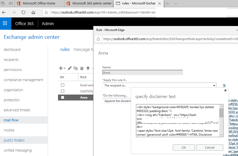 HTML Signature in Office 365 - Microsoft Q&A