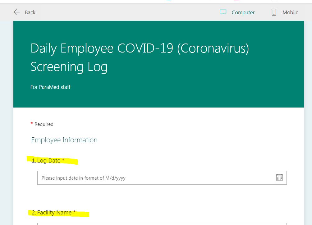 Change text format and size of the Microsoft Forms Pro. - Microsoft Q&A