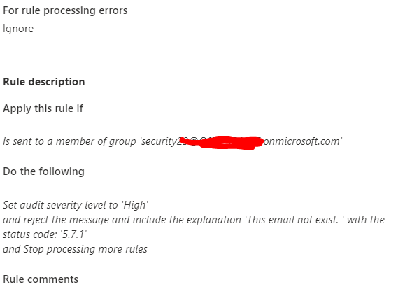 Exchange rule does not work as expected - Microsoft Q&A