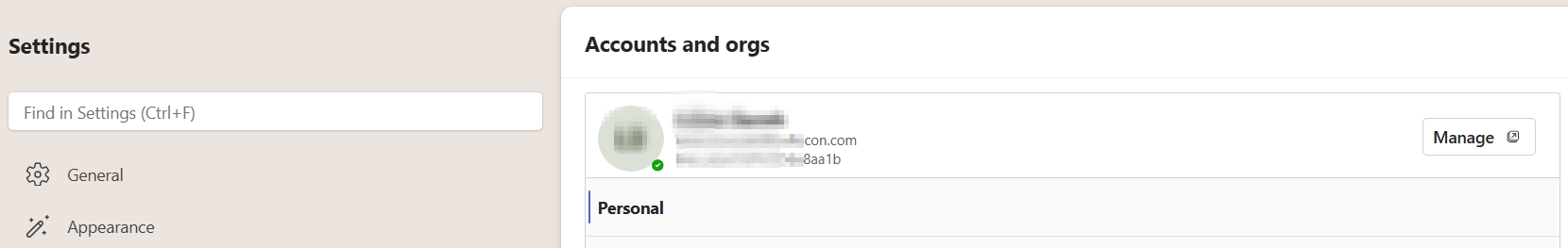 2025-11-21 09_52_47-Chat _ Settings _ Personal _ @outlook.com _ Microsoft Teams