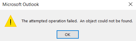 Outlook Templates - error with attachment - Microsoft Q&A