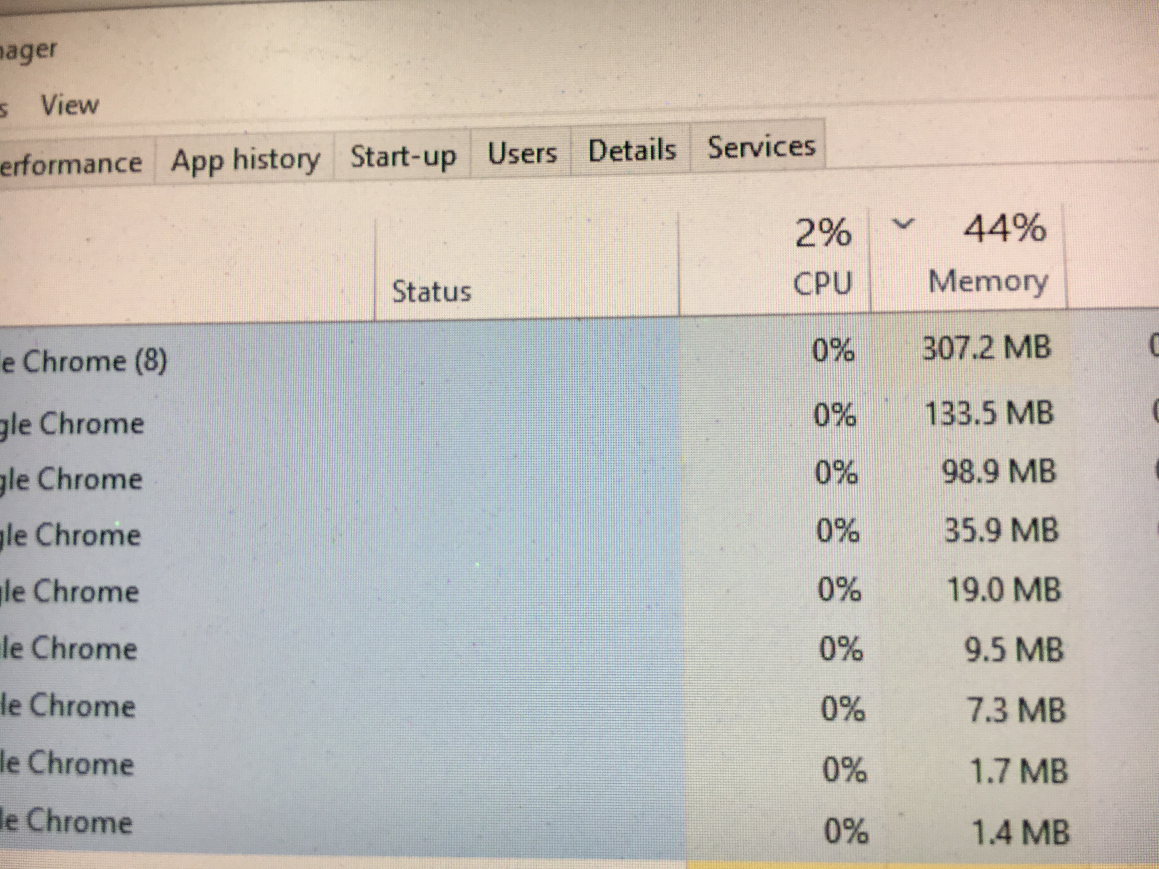 Windows 10 suspected memory leak - Microsoft Q&A