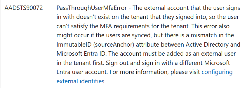 error when logging - Microsoft Q&A