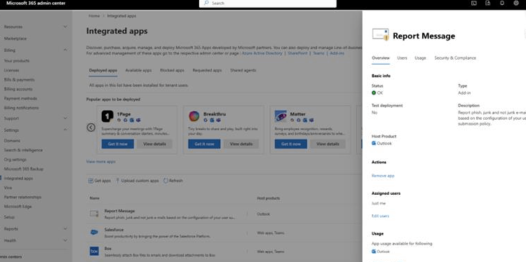 How can I remove an integrated app if it's not visible? - Microsoft Q&A