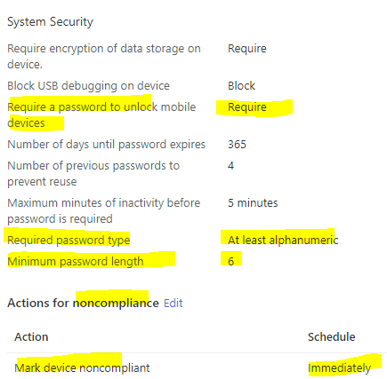 Password Complexity for Android 12 and later - Microsoft Q&A