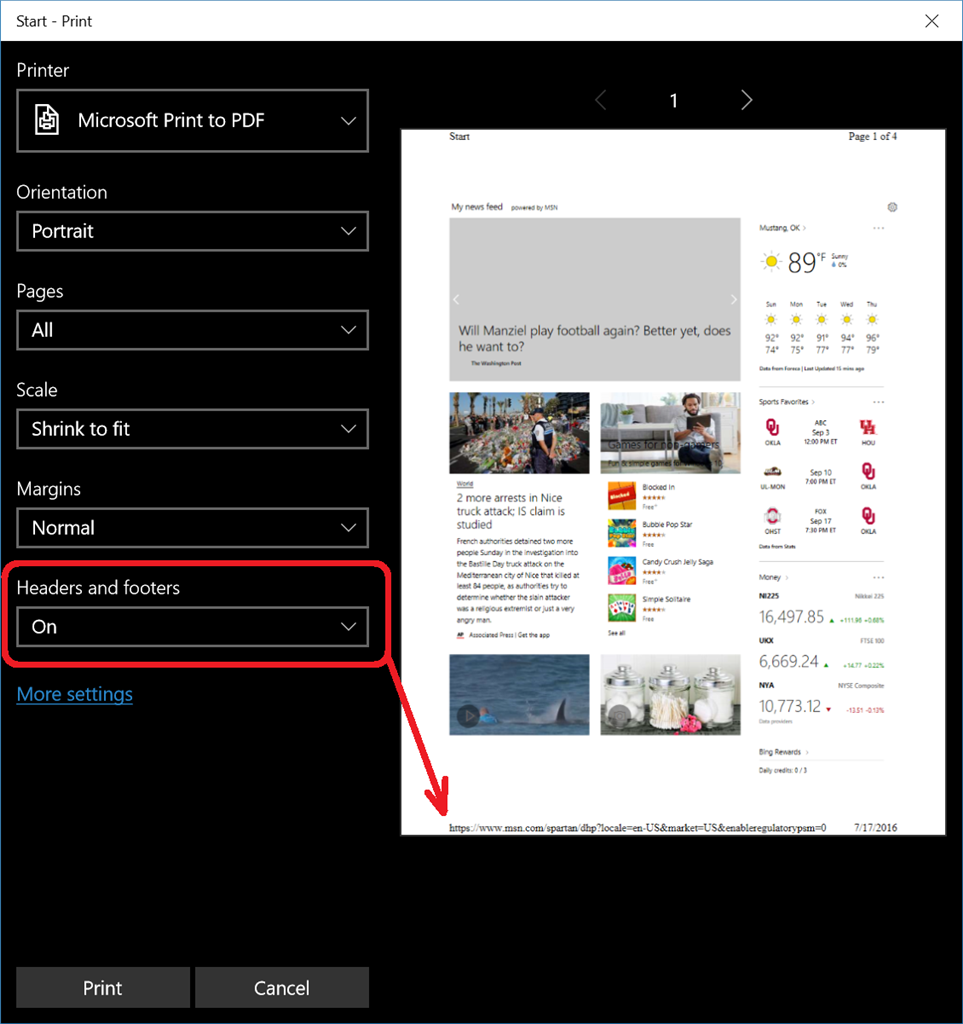 How to Stop printing Filename in printed document from Downloaded ...