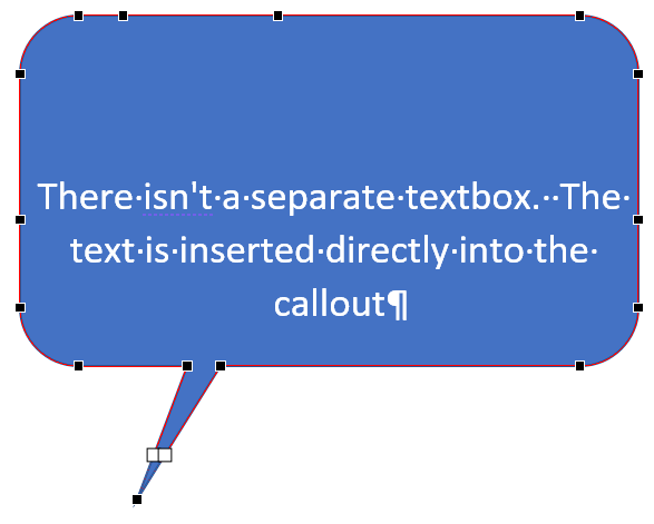 Edit points in a callout makes textbox wrong shape - Microsoft Q&A