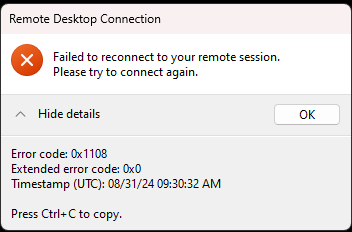Unable to take remote - Microsoft Q&A