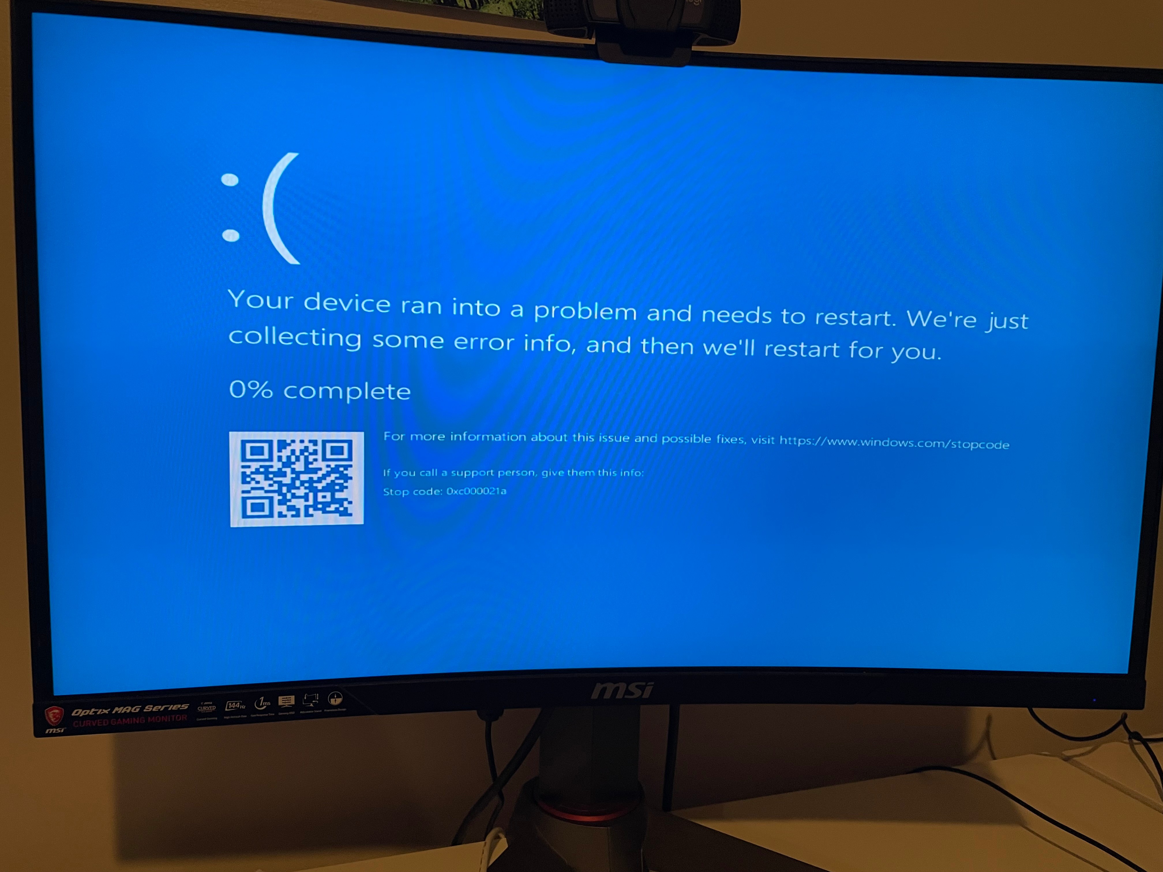 Blue screen after windows update failed - Microsoft Q&A