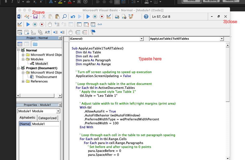 How to save VBA and customised keyboard settings in the Normal.dotm ...