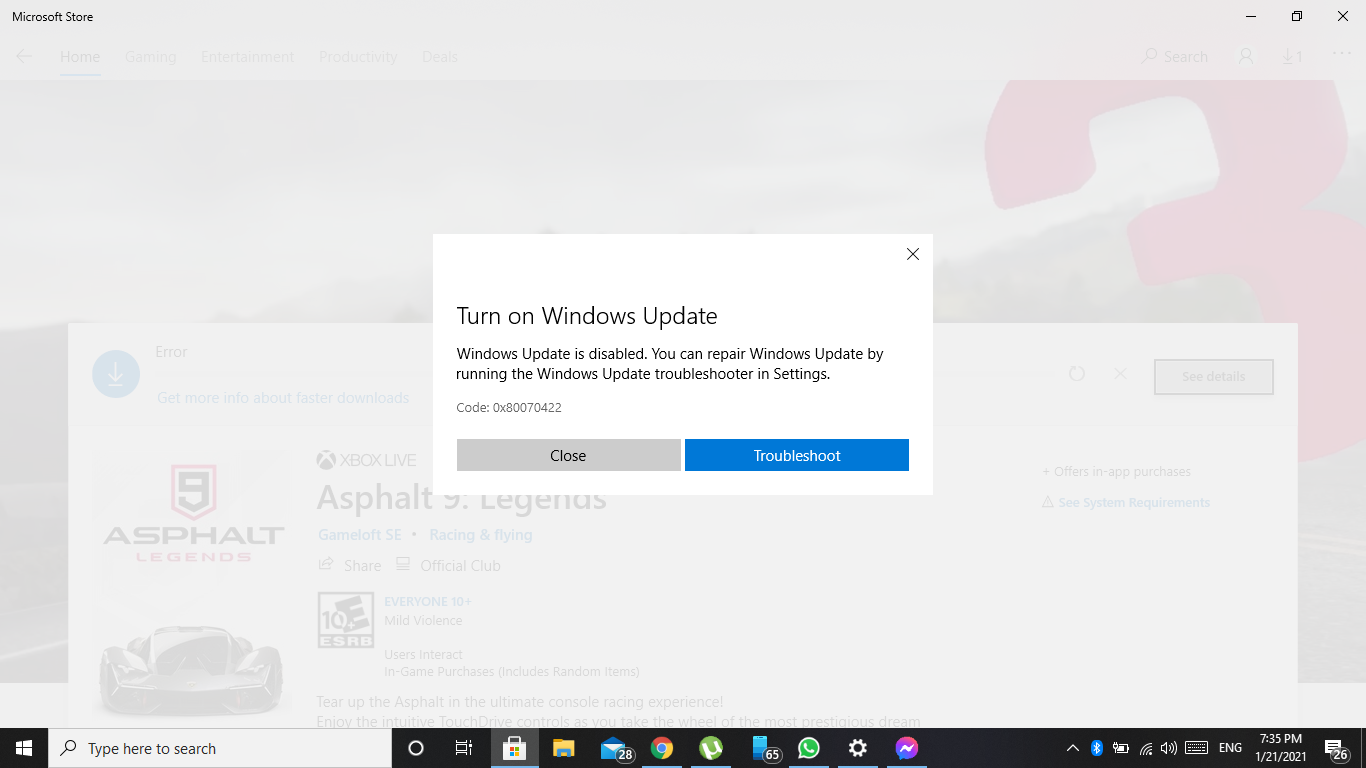 The windows update page is blank in settings - Microsoft Q&A