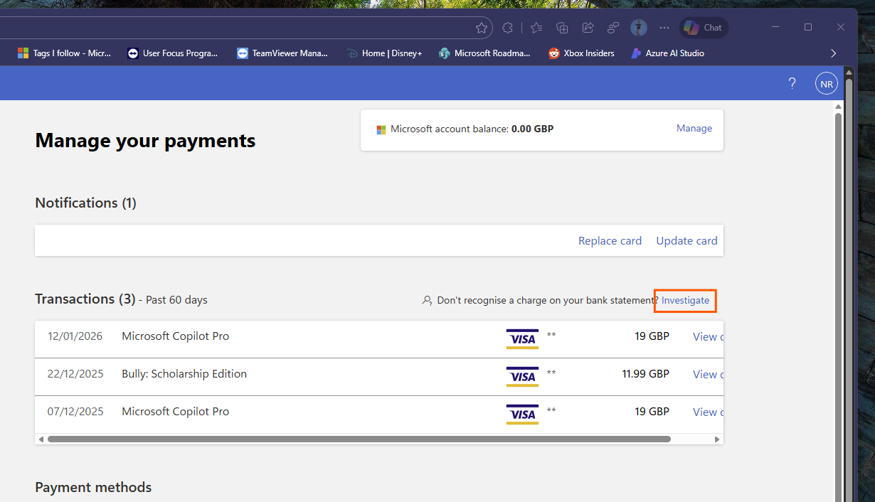 I HAVE NOT SUBSCRIBED WHY AM I BEING BILLED? - Microsoft Q&A