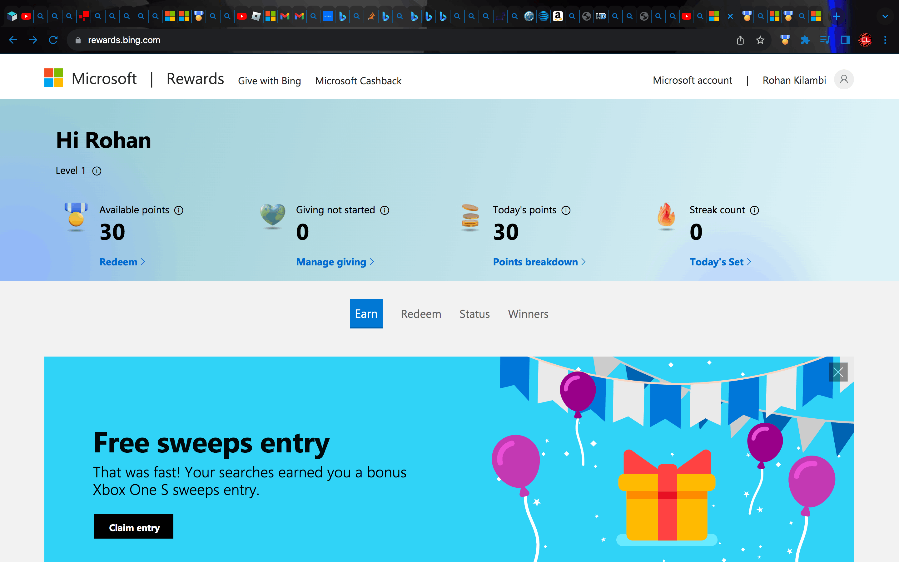 All my rewards points are gone. - Microsoft Q&A
