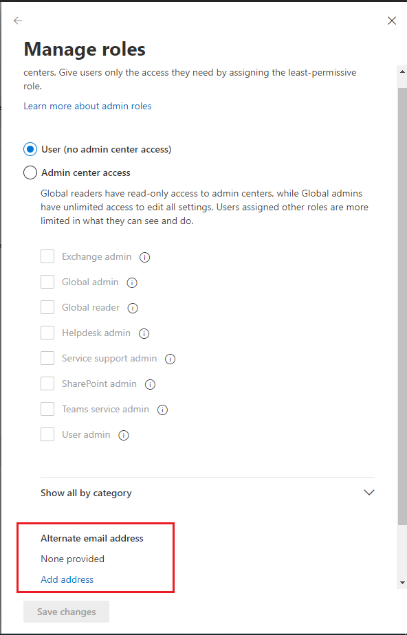 How to disable the Alternate email address section for every user ...