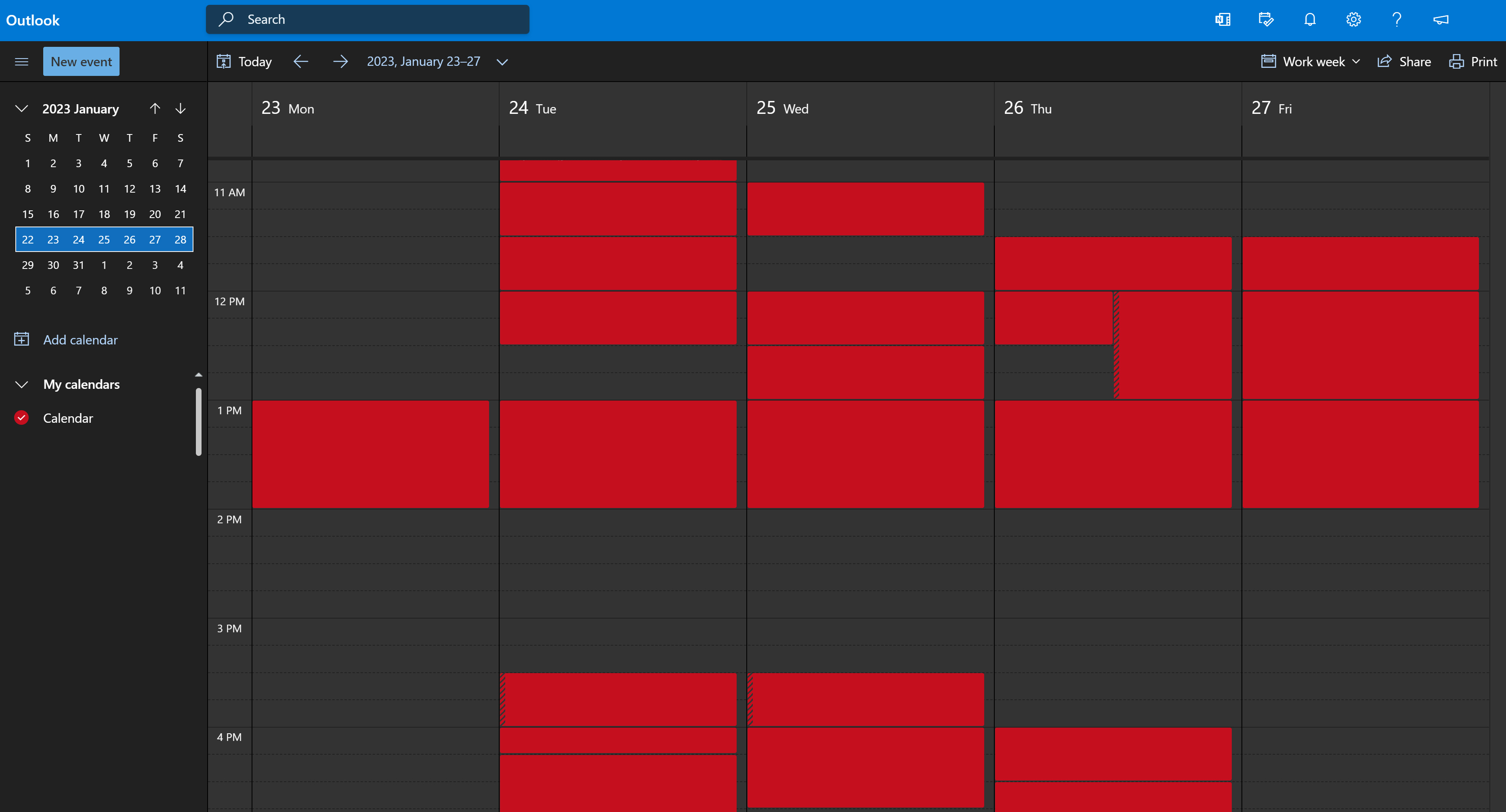 Calendar - Time Scale Changes - Microsoft Q&A