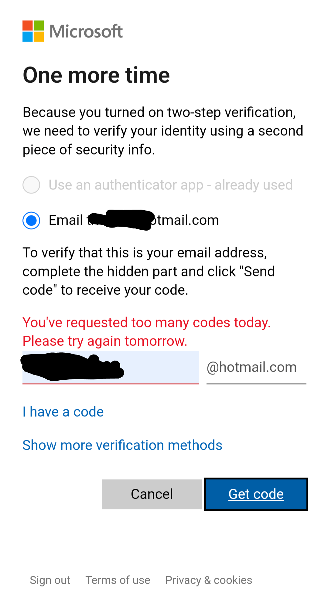 Trying to recover password lockout. - Microsoft Q&A