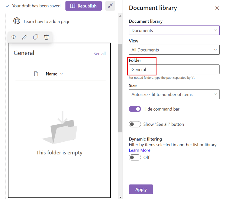 Sharepoint Pages / Recent documents or activity from channel not teams ...