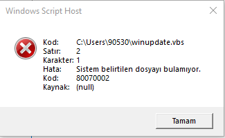 Windows Script Host - Microsoft Q&A
