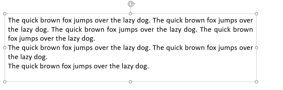 How to justify text in Power Point - Microsoft Q&A