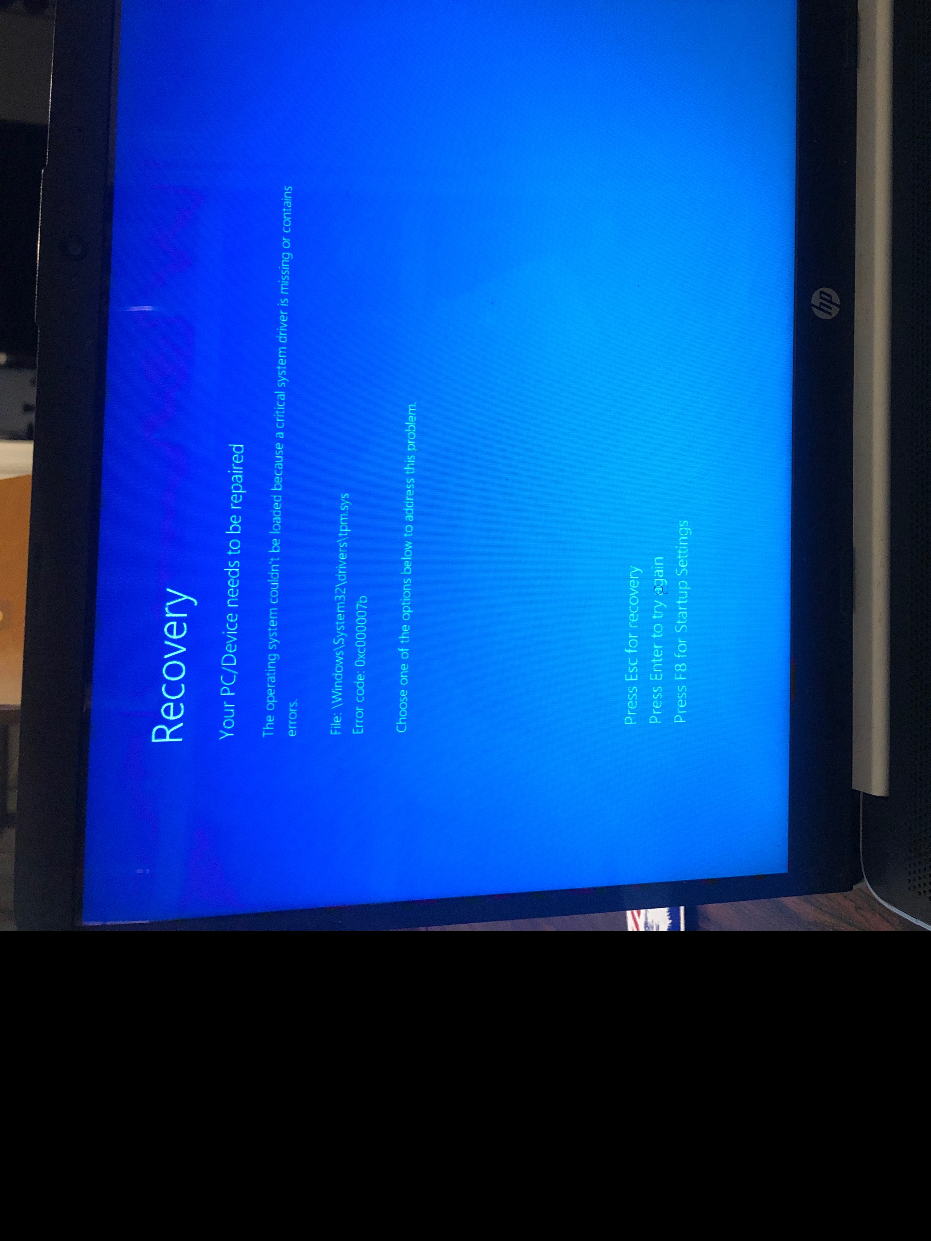everytime i try to boot my computer up goes to this - Microsoft Q&A