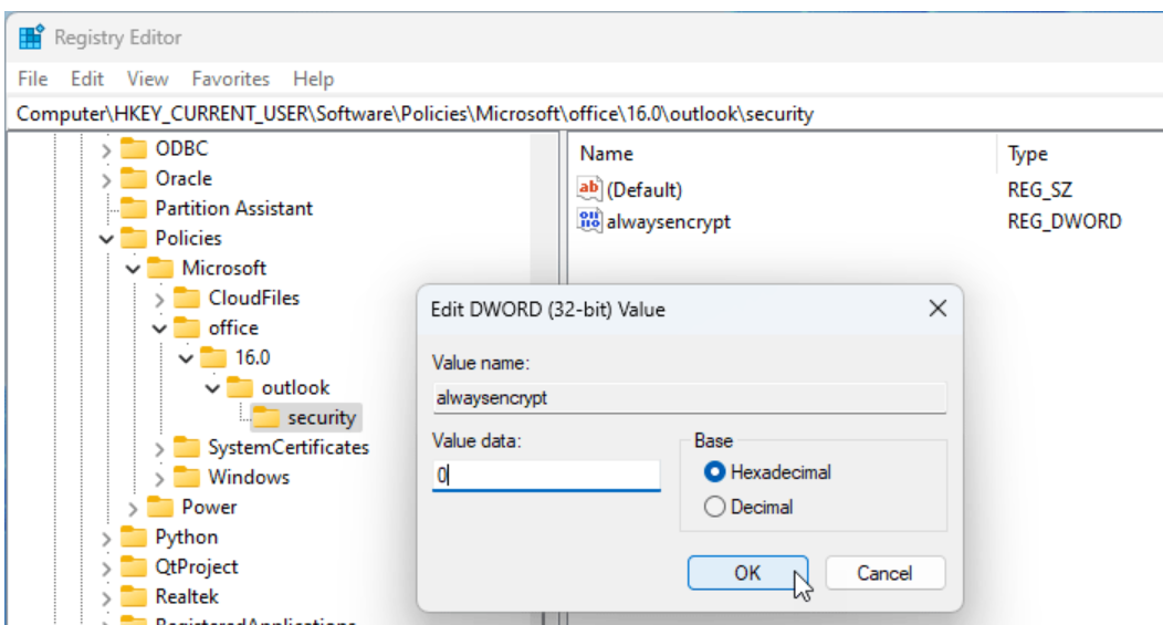 How to encrypt an email - Microsoft Q&A