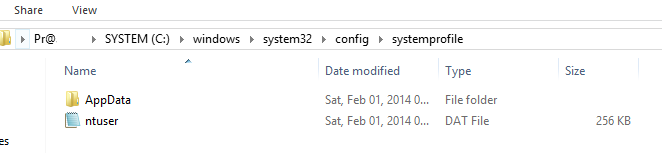 C:Windows\system32\Config\systemprofile\Desktop is not accessible ...