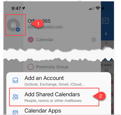 Why can't I view all of my outlook calendars on my iphone? - Microsoft Q&A