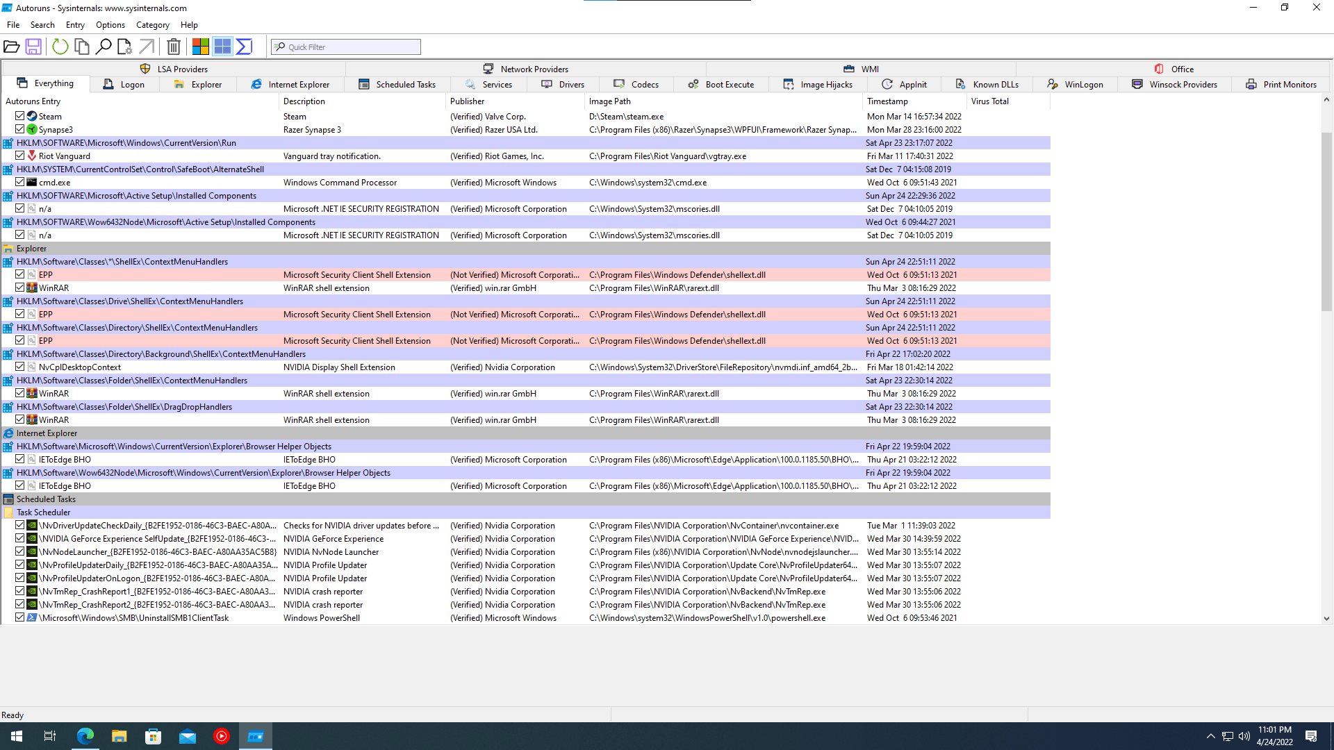 My laptop's not boot, screen not light up after I disable (untick ...