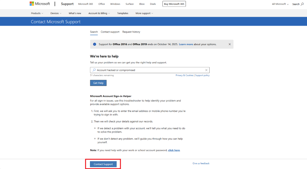 microsoft account deleted