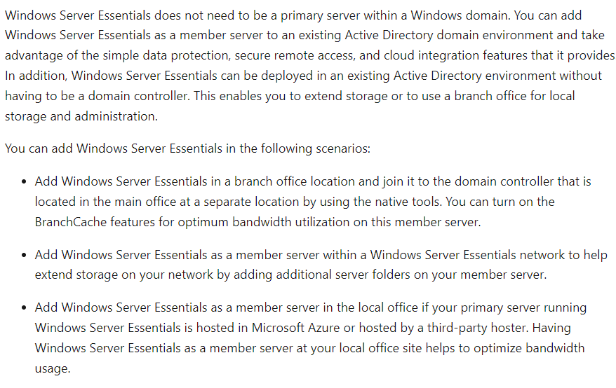 Is it possible to add one or more Windows Server Essentials 2022 as ...