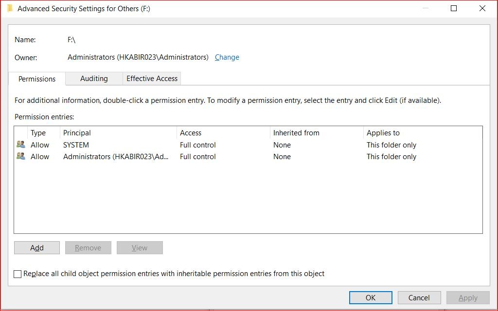 Why is F drive showing NTFS and access is denied? How to solve it ...