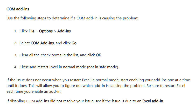 Unable to open certain Excel files - Microsoft Q&A