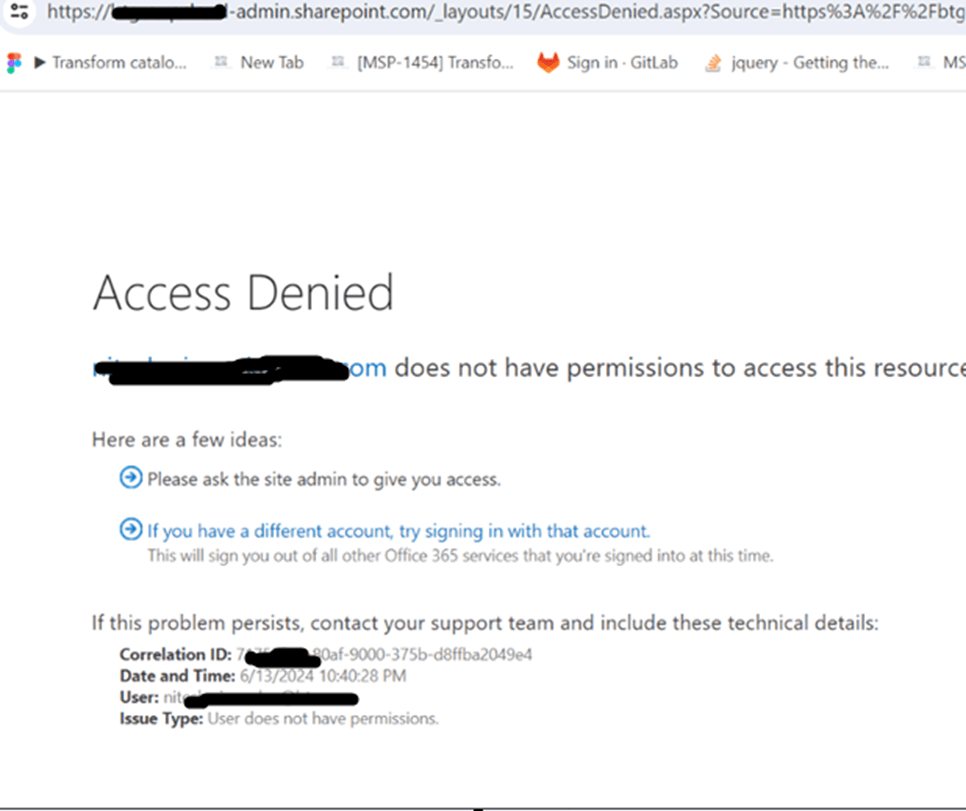 Sorry something went wrong - Microsoft Q&A