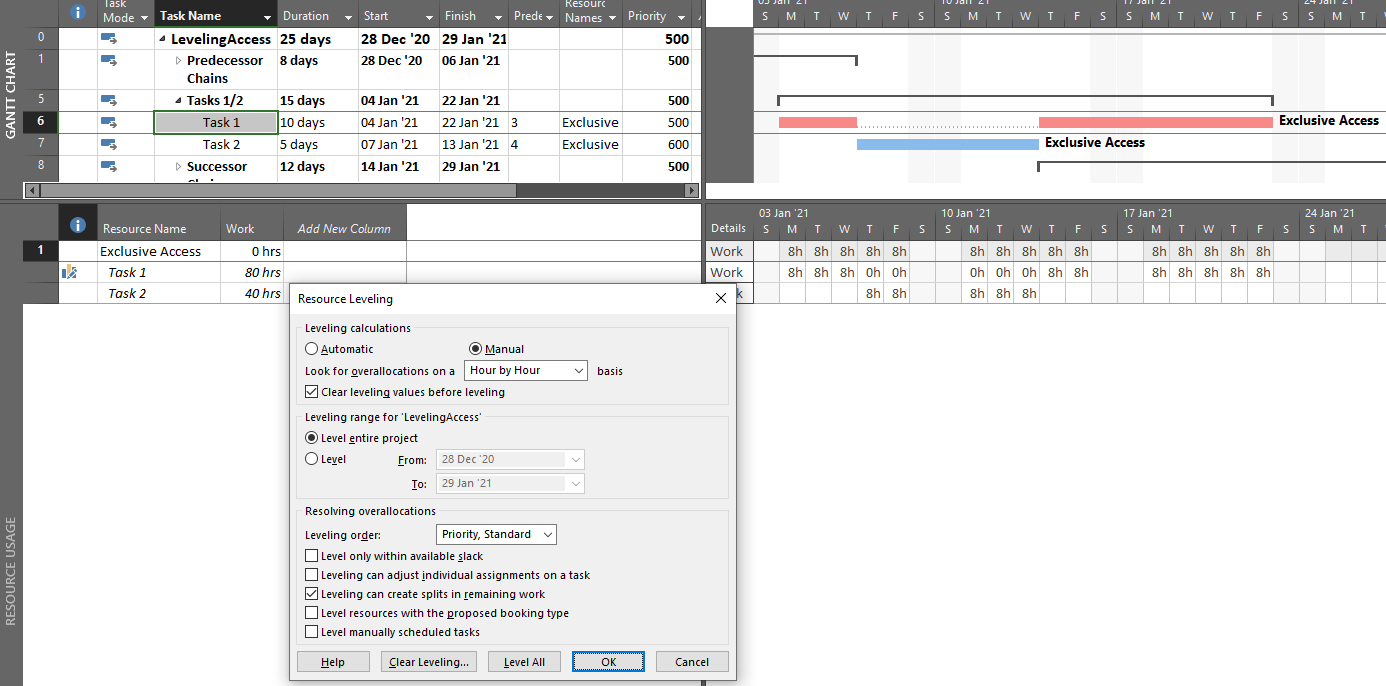 MS project 2016 - task to be put on hold during another task and ...