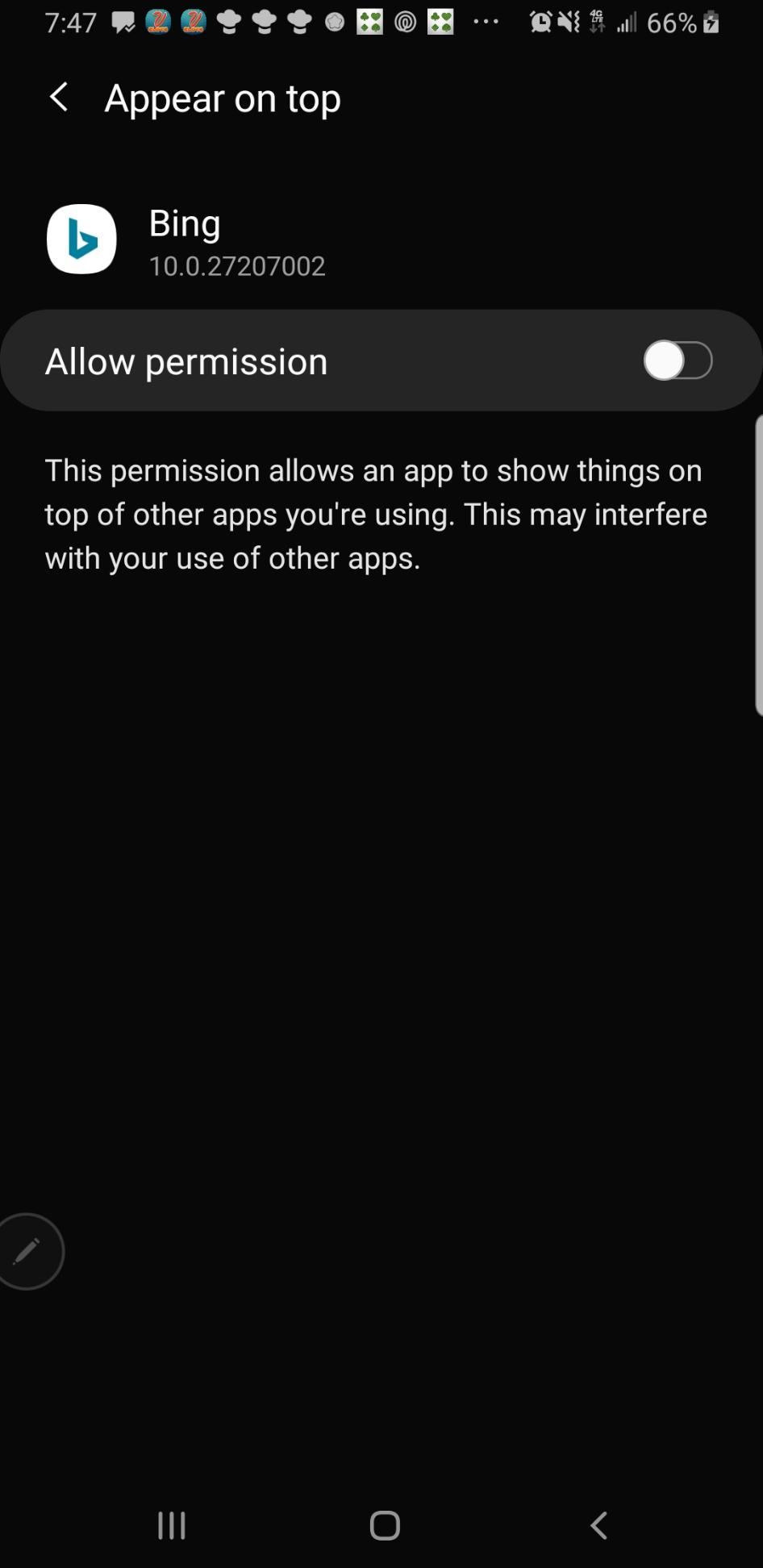 Stop Floating notification for Outlook Android App - Microsoft Q&A