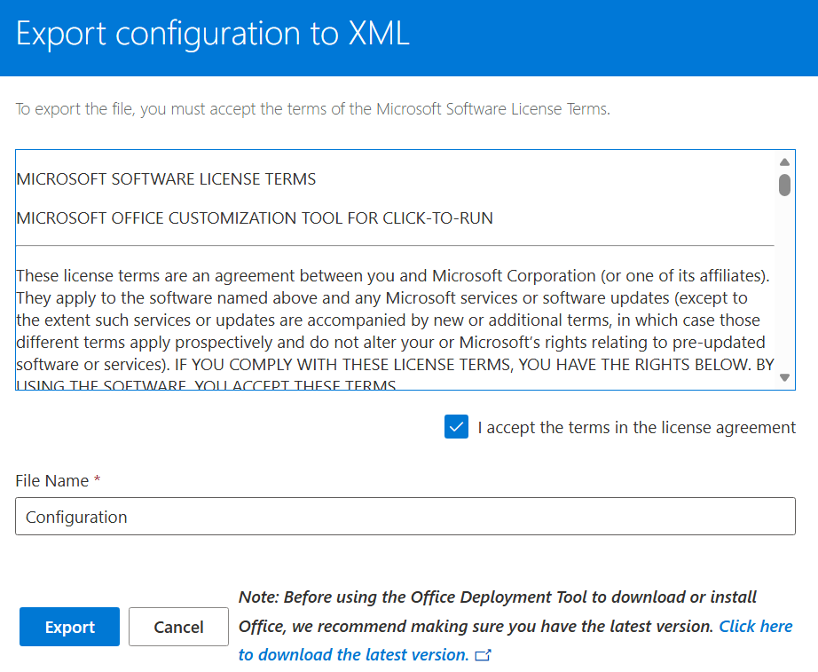 Intructions to Install Microsoft Standard 2021 on a new PC in my