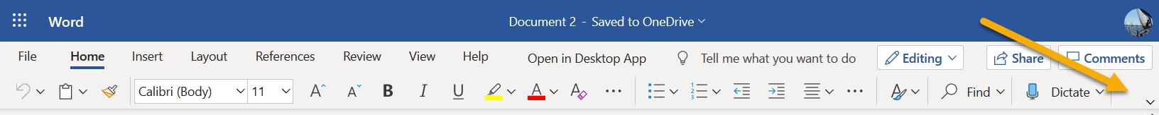 How do I get classic ribbon back in Word Online? - Microsoft Q&A