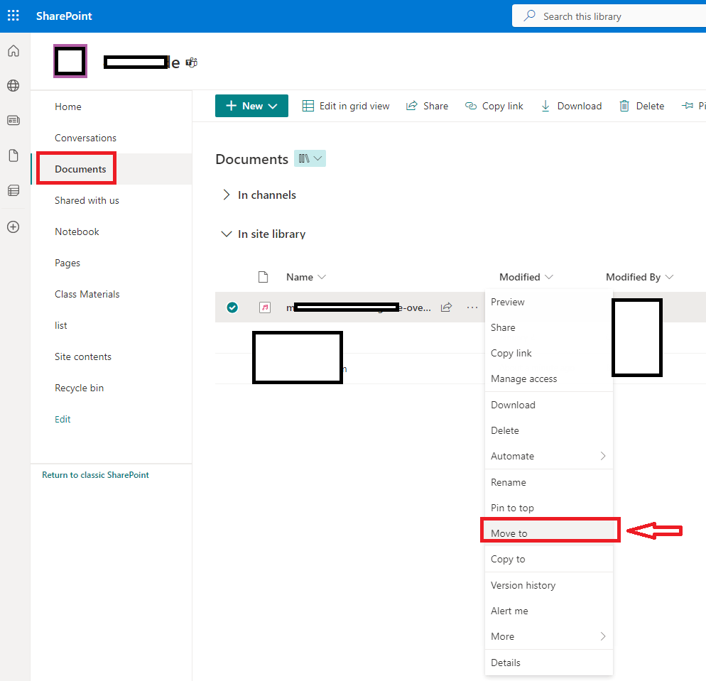 Why is there no option to Move a document within our SharePoint group ...