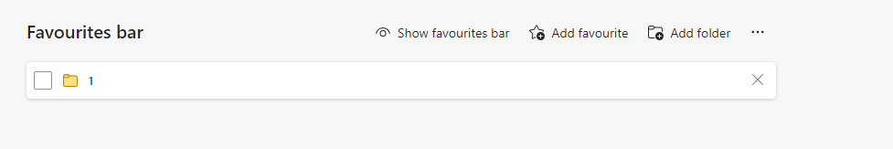 In EDGE for Business, where is the option to move pinned favorites to ...
