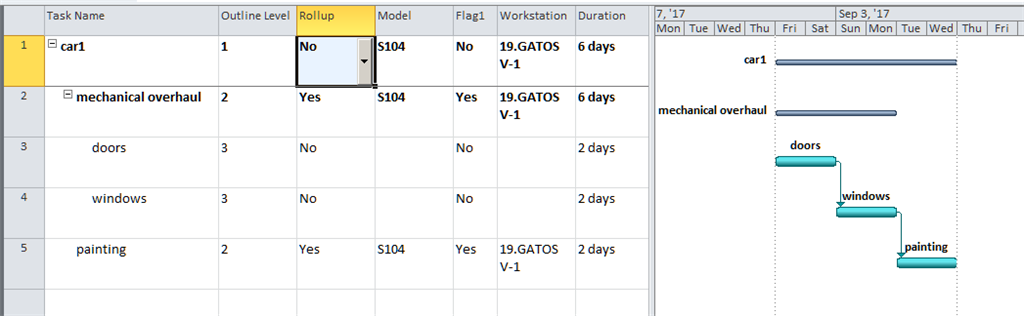 gantt chart by groups does not show summary tasks - Microsoft Q&A