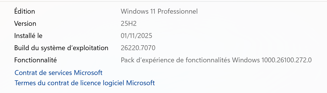 W11 25H2 Canal BETA 26220.7070