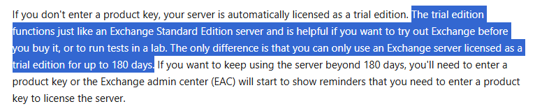 Exchange Upgrade 2016 to 2019 to SE - Microsoft Q&A