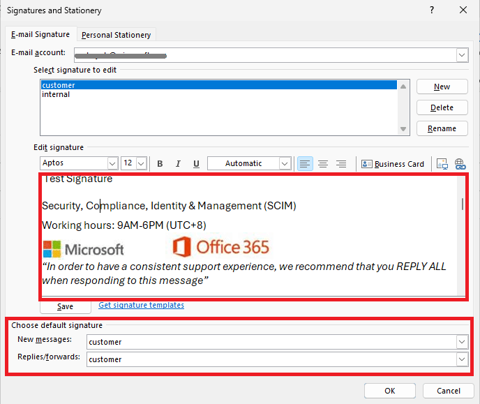 Company email signature stopped working - Microsoft Q&A