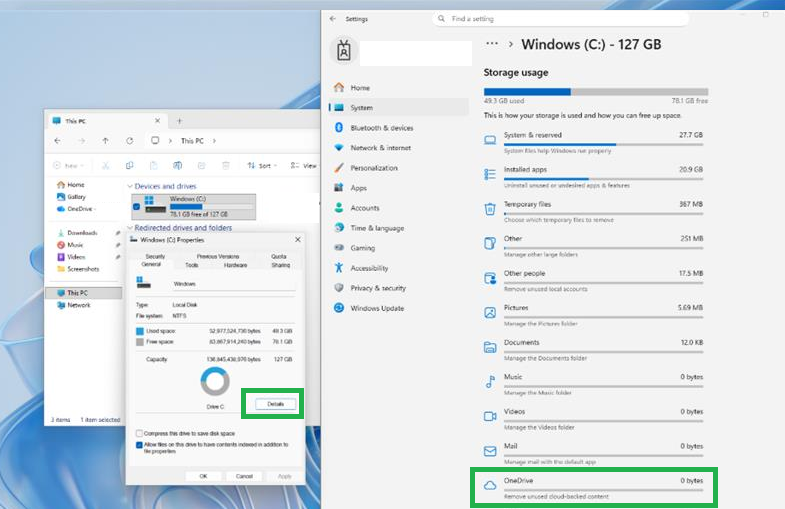 Storage and OneDrive - Microsoft Q&A